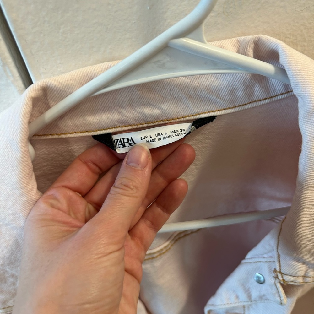 Pink denim jacket - Picture 3 of 3